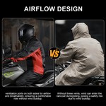 Motocentric Rain Suits for Men Waterproof Motorcycle Rain Gear Rainwear