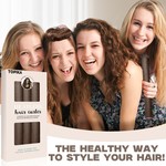 Topika Heatless Hair Curlers Overnight, Soft Blowout Rods for Natural Curls