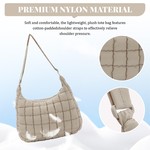 Topika Puffer Bag Quilted Crossbody Shoulder Bag for Women