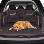 Topika Dog Cargo Liner, Waterproof Non-Slip Boot Mat with Organiser