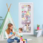 Topika Stuffed Animal Storage Over Door Hanging Organiser with Mesh Pockets