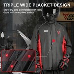 Motocentric Rain Suits for Men Waterproof Motorcycle Rain Gear Rainwear