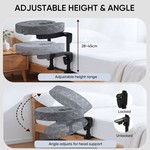 Topika Bed Massage Head Holder With Face Cradle Foldable Pillow
