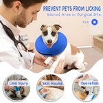 Topika Inflatable Dog Cone Collar, Donut Collar Recovery