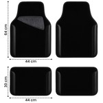Topika Faux Leather Car Floor Mats for any Car Waterproof Universal Set