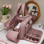 Topika Travel Toiletry Bag for Women Large Capacity Makeup & Toiletries Bag