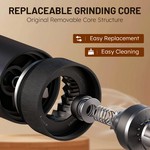 Topika - Coffee Hand Grinder Manual Burr, Portable Travel Espresso Mill