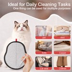 Topika Pet Hair Removal Glove Reusable Lint Remover 2 Piece