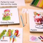 VSelect - A3 Watercolor Paper Pad, 300gsm, 12 Sheets, Spiral Bound