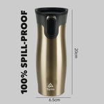 Topika - 420ml Coffee Flask Travel Mug with AutoSeal Lid, Leakproof
