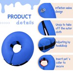 Topika Inflatable Dog Cone Collar, Donut Collar Recovery