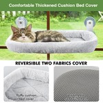 Topika - Foldable Hammock Bed for Cats,Cat Window Perch with Suction Cups
