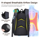 Topika 21L Orthopaedic Waterproof School Backpack, Lightweight Travel Bag