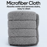 Topika - Spray Mop for Cleaning, Microfiber Flat Mop + 3 Piece Cloth Pads