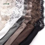 Lekkon 6 Pack Lace High-Waisted Women Panties, Silky Microfiber Underwear