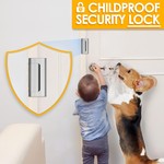 Topika 2-Pack Childproof Door Reinforcement Lock, High Security