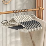 TopikaHome-50/30-Non-Slip Padded Clothes Hangers-Heavy Duty & Space-Saving