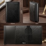 Topika Credit Card RFID Card Pop Up Wallet , Multi-compartment Black