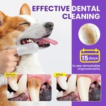 Topika Pet Ear Cleaner Finger Wipes for Dogs & Cats