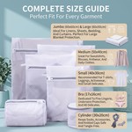 Topika 6-Size Laundry Wash Bags for Delicates, Underwear & Travel Kit