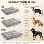Topika Dog Bed with Anti-Slip Bottom, Foam Pet Pad for Home/Crate Use
