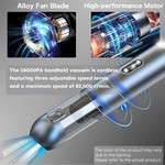 Topika 4-in-1 Cordless Handheld Vacuum, Air Duster & Pump, Up to 18KPa
