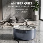 Topika 3.2L Stainless Steel Automatic Pet Water Fountain Dispenser
