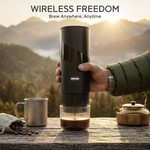 Topika Travel Coffee Maker, Portable Espresso, 20 Bar Camping Coffee Maker