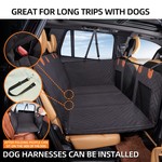 Topika Hard Bottom Dog Car Seat Cover Waterproof Hammock