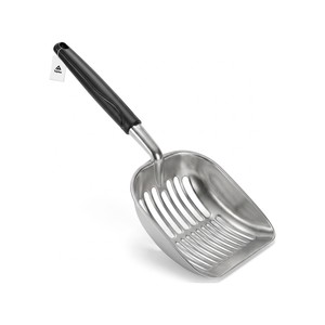 Topika Durable Stainless Steel Cat Litter Scoop with Long Handle