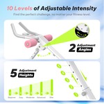 Topika - Ab Machine, 5-Level Adjustable Ab Trainer With LCD Counter