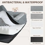 Topika Orthopedic Dog Bed, Waterproof Sofa Bed with Bolsters