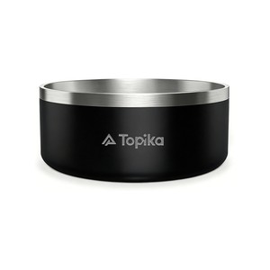 Topika Stainless Steel Dog Bowls No-Slip, Double-Walled Design