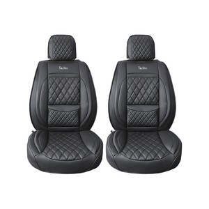 Topika - Luxury Faux Leather Car Seat Covers, Waterproof, Universal Fit