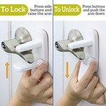 Topika - Baby Safety Locks, 2 Pack Door Lock, Toddler Proofing, Safety Lock