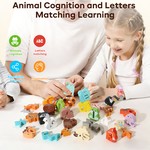 Topika Alphabet Animal Puzzles Alphabet Wooden Puzzles For Kids 3-5
