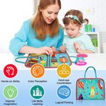 Topika Busy Board for Toddler's Basic Knowledge Learning Sensory Toy