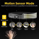 Topika - Headlamp Rechargeable 2 Pcs, Head Lights, Runners Head Light