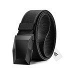 Topika Tactical Belt Men's Belts, Stretch Nylon Quick Release Belt 96-125cm