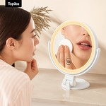 Topika Double-sided Makeup Mirror, Lighting Mirror, Rechargeable
