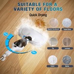 Topika Steam Mop, Steam Cleaner Electric Mop with 300ml Detachable Tank