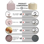 Topika - Water-resistant Travel Toiletry Bag with Hook - Multi-Compartment