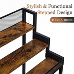 Topika - Bar Display Stand,Wine Shelf Mini Wine Bar Rack for Liquor Display