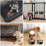 Topika Water Bowl for Dog Crate, No Spill Dog Water Bowl, 2pack