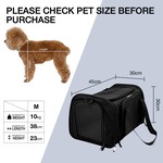 Topika Soft-Sided Pet Carrier Bag for Travel & Home Use, Cat Carrier