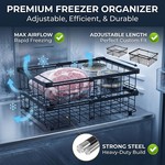 Topika Stackable And Extendable Metal Freezer Storage Boxes Quick Assembly