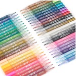 ZEYAR - 12/24/48 Water-based Acrylic Paint Marker Pen, 0.7mm Extra Fine Tip