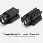 Topika - Tactical Red Laser Sight & 200LM LED Flashlight Picatinny Mount