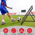 Topika Football Training Rebound Net 1m - Adjustable Soccer Rebounder Frame