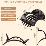 Topika 6 Packs Flat Claw Clips for Women, French Flat Hairclips